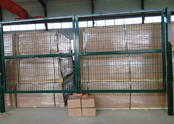 پوشش پودر دروازه حصار باغ فلزی جوش داده شده دو فلزی برای بازار اروپا