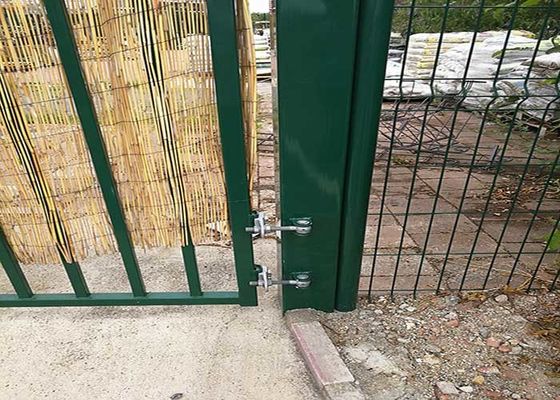 ISO14001 دروازه باغ فلزی سبک جوش داده شده با لوله های فولادی