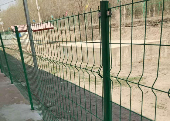 فلز PVC پوشش 3d حصار امنیتی به راحتی جمع آوری