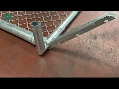 نصب مسیر برای نرده زنجیری گالوانیزه با پایه