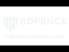 امنیت سبز 3D Welded Wire Mesh Fence گالوانیزه و رنگ پودری