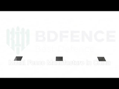 پنل دید شفاف ضد سرقت Anti Climb Security Fncing 358 با روکش پودری