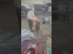 جوشکاری قاب فنس زنجیری گالوانیزه گرم و جوشکاری پایه