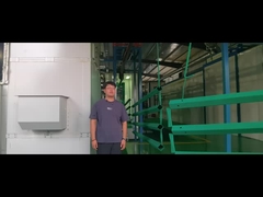 پست مربع که با پودر پوشانده شده است