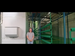 پست مربع که با پودر پوشانده شده است