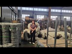 بسته بندی سیم خاردار در بالای حصار ضد صعود