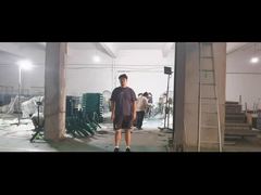 فرآیند تولید پایه های 60*60 میلی متری برای حصار امنیتی مشبک V