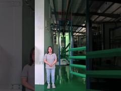 سقف فولاد لوله ای صاف پوست پودری پوشانده