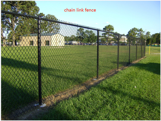 سیم 3 میلی متری 60 * 60 میلی متر Opeing Twist Edge حصار زنجیره ای با پوشش پی وی سی برای مزرعه