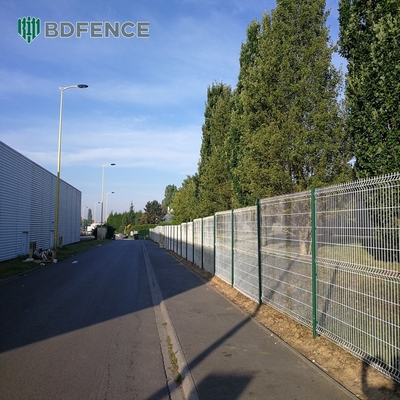 پنل حصار با کیفیت بالا با پوشش پودری باغ آویز سیم 3D پنل حصار با کیفیت پایین قیمت پایدار