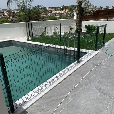 چین رنگارنگ 3D خانه تزئینی سیاه منحنی جوجه دار سیم آویز باغ حصار امنیت گالوانیزه PVC پوشانده میش حصار cl