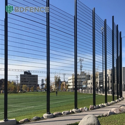 358 ضد صعود PVC پوشش حصار مرز دیوار گرل طراحی دید روشن