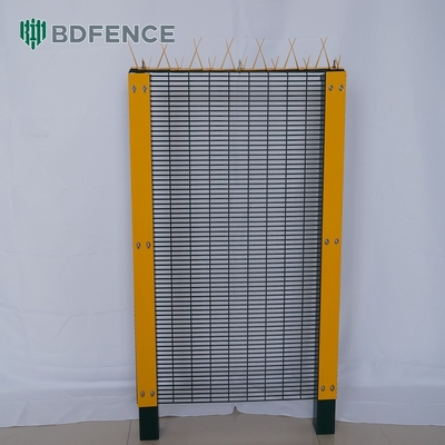 358 ضد صعود PVC پوشش حصار مرز دیوار گرل طراحی دید روشن