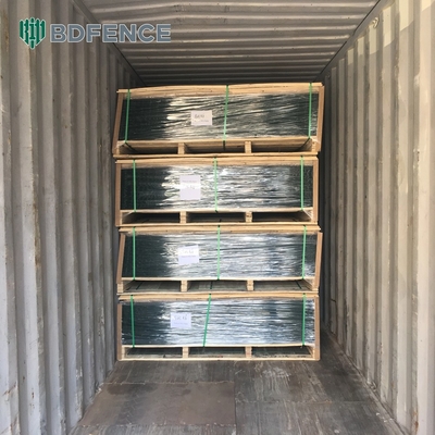 358 ضد صعود PVC پوشش حصار مرز دیوار گرل طراحی دید روشن