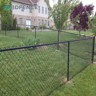 6 9 10 گج Cyclone Wire Fence 4ft 5ft 6ft 7ft 8ft 10ft صنعت زنجیری گالوانیزه زنجیره ای لینک