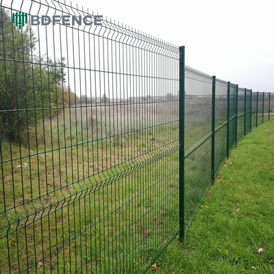 حصار شبکه سیم دار با امنیت بالا 3D V خم شده خم شده باغزارستان حصار برای امنیت محیط