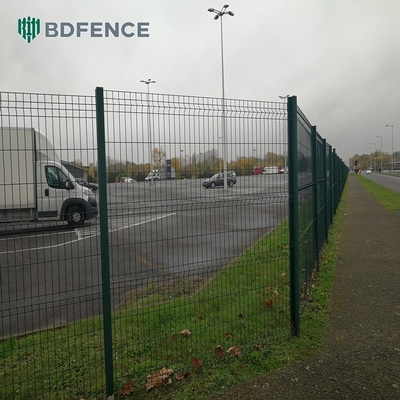 آسان مونتاژ PVC پوشش داده شده 3d Welded Wire Mesh Fence برای امنیت باغ