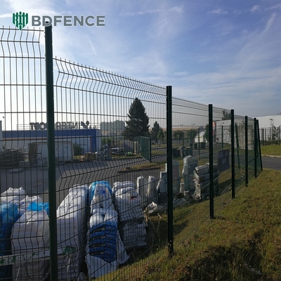 آسان مونتاژ PVC پوشش داده شده 3d Welded Wire Mesh Fence برای امنیت باغ