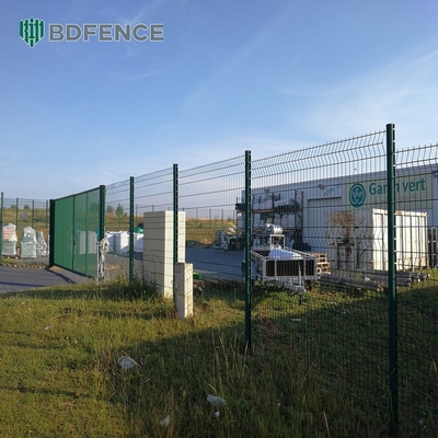آسان مونتاژ PVC پوشش داده شده 3d Welded Wire Mesh Fence برای امنیت باغ