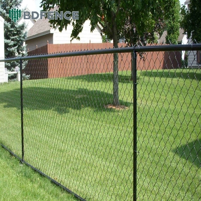 فنس زنجیری روکش دار پی وی سی با ارتفاع 1.8 متر، 60X60، 1.8X25 متر، حصار محکم و ایمن