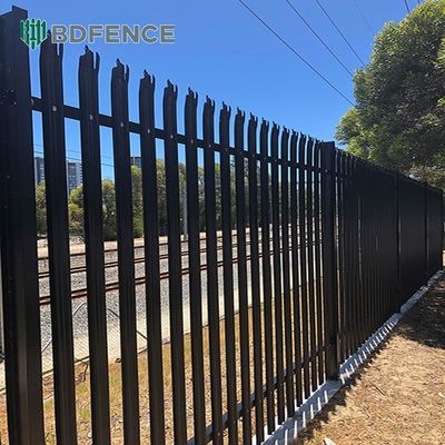 فنتک 4ft 5ft 6ft 8ft آلومینیوم لوله ای حیاط حصار پانل باغ امنیت آسان نصب در فضای باز دوامدار