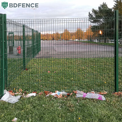 آسان مونتاژ 3D منحنی فلزی پنل آهن محیط حفاظتی حصار V Mesh جوش