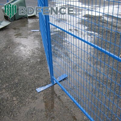 بازار کانادا 6 × 10 فوت محل ساخت و ساز پنل های حصار موقت گالوانیزه متحرک