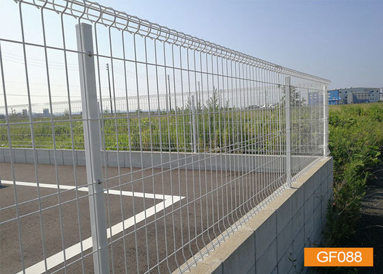 حصار باغچه سیم جوشی فولادی با روکش پودری دایره دوبل جوش داده شده
