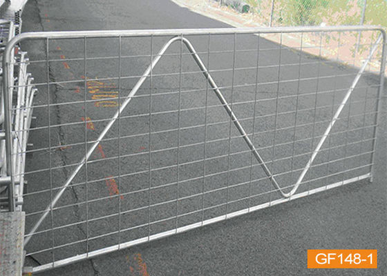 فولاد کم کربن 2.5m Weld Mesh Fate Gate Gate
