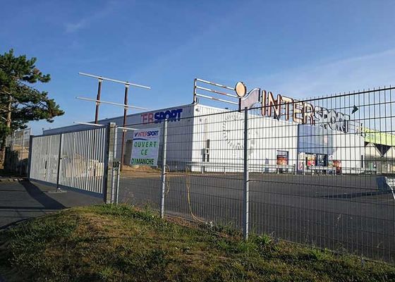 سد 3d پوشش PVC پایدار خمیده Welded Wire Mesh فندک پنل سد سد سد سد