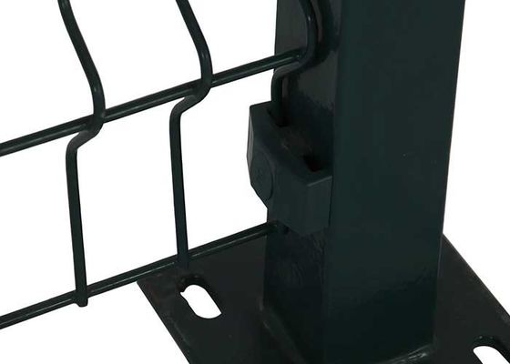 3d V Mesh Fencing Pvc سبز / سیاه / خاکستری فلزی Fence Security