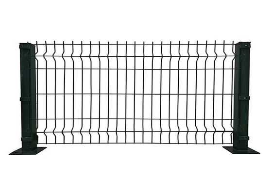 3d V Mesh Fencing Pvc سبز / سیاه / خاکستری فلزی Fence Security