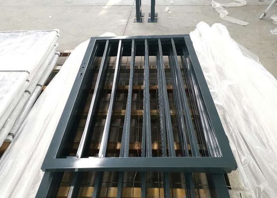 دروازه حصار باغ فلزی 1.2 * 1 متر با قفل امنیتی