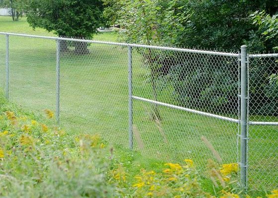 8 فوت گالوانیزه PVC پوشانده شده Cyclone Wire Mesh زنجیر لینک حصار رول برای فیلیپین