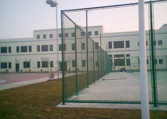 4.5mm پس از پوشش Pvc گالوانیزه الماس زنجیر لینک حصار برای بازی کارخانه
