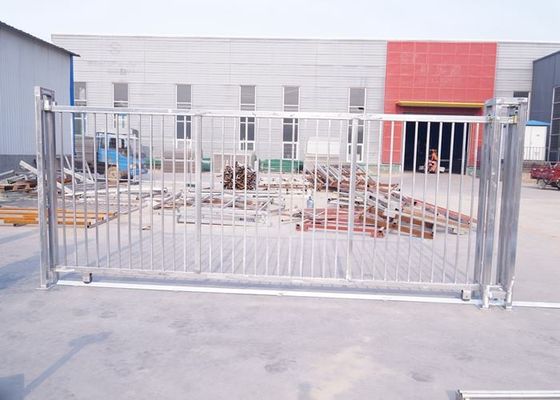 ISO14001 دروازه کشویی درب فلزی باغ فلزی جوش داده شده