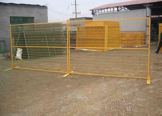 فروش داغ 6x10 رویداد ساخت و ساز کانادا پانل های حصار موقت با رنگ نارنجی