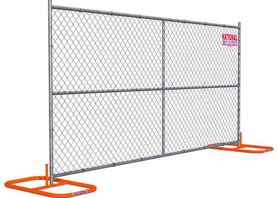 پانل های حصار پیوند زنجیره ای قابل حمل آمریکایی با روکش PVC