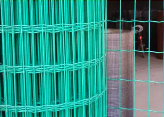 نرده باغ باغ سیم جوش داده شده 50 * 50mm PVC