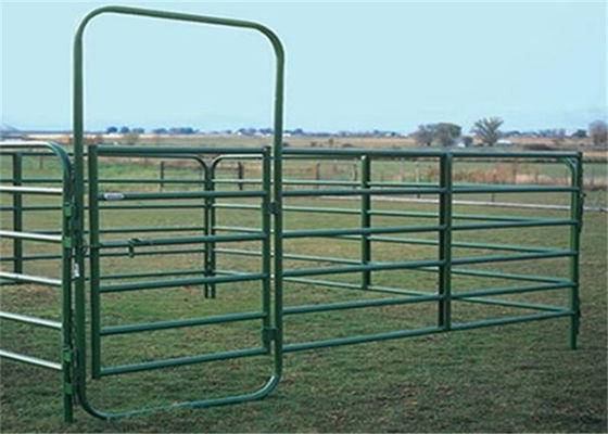 پوشش پودری ISO9001 گیتس دروازه مزرعه لوله گرد