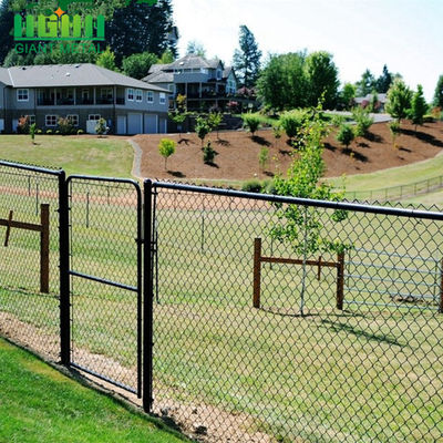 حصار باغ زنجیره ای با روکش پی وی سی به طول 30 متر با پایه گرد