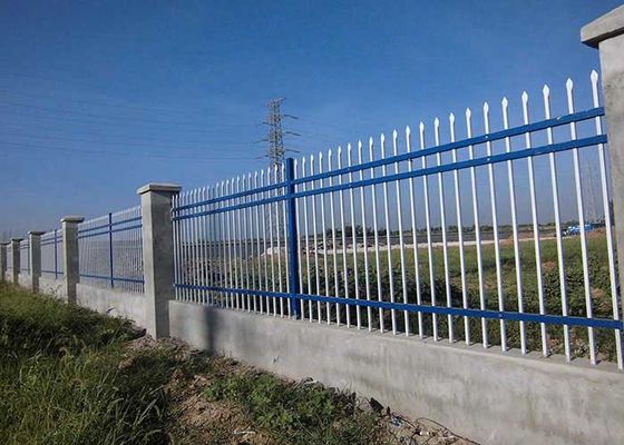 حصار تزئینی حیاط پودر پوشانده پایان بدون حفاری آسان برای نصب نگهداری کم