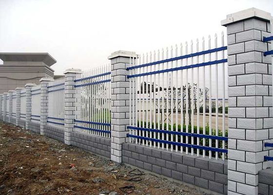 حصار تزئینی حیاط پودر پوشانده پایان بدون حفاری آسان برای نصب نگهداری کم