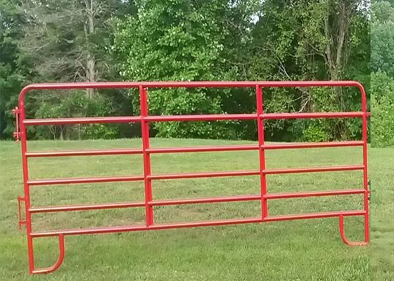 دروازه نرده گاو مش مش جوش داده شده پر از لوله