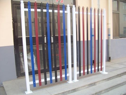 نرده فلزی Palisade با روکش پودر برای سایت های عمومی