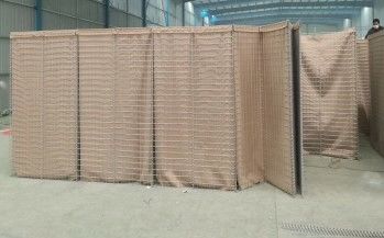 جعبه گابیون مشبک دیواری هسکو 76x76mm بژ گالوانیزه