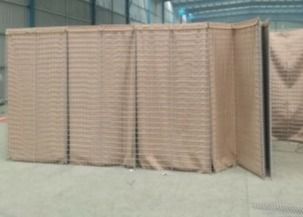 دیوار انفجار سد Hesco Barrier با پوشش آلومینیومی روی 75 * 150 میلی متر