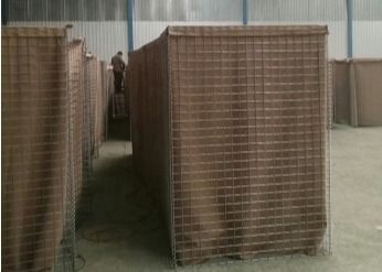 دیوار انفجار سد Hesco Barrier با پوشش آلومینیومی روی 75 * 150 میلی متر
