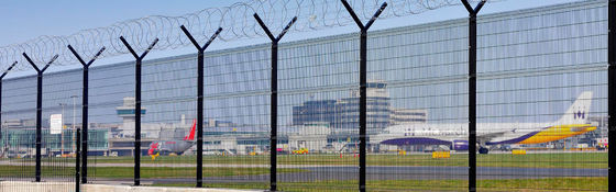 نرده فرودگاه با پوشش پودری 50*200 میلی متر Y Type Post Security