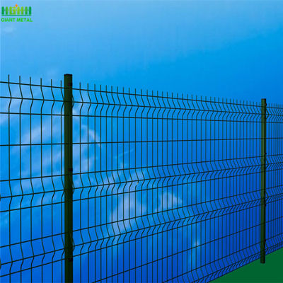 فولاد گالوانیزه فولادی PVC پوشش داده شده جوش داده شده V مش نرده امنیتی 50 * 150 میلی متر